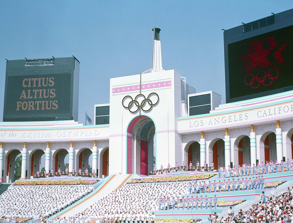 Los Angeles Olympic stadium n1984